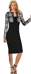 Long Sleeves Cotton/Polyester Bodycon Dress/Party Dress 