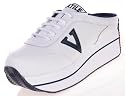 VOLATILE Incarceration Womens Platform Leather Wedge Mule Slides Sneakers Shoes White/Navy