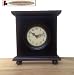 Traditional French Style Black Mantle Clock