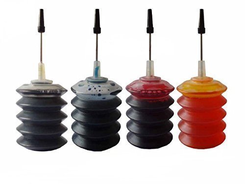 100ml Refill Ink Kit for Canon Inkjet Printers and Cartridges (4 x 25ml), Black, Cyan, Magenta, Yellow by Dram Tree Inks (TM)
