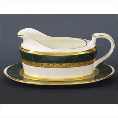 Noritake Fitzgerald 2-Piece Gravy Boat with Tray