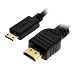 Premium Mini HDMI - HDMI Male to Male v1.3 Full HD Gold Plated Cable - 6 feet / 2m for PS3, Xbox, Bluray DVD, HDTV DVD