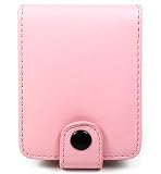 EZ Apple 3rd Generation iPod Nano Video Leather Flip Carrying Case with Belt Clip And with 1 Piece Shield Protector (EZ Pink)