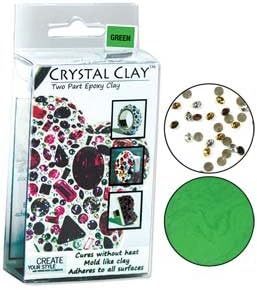 2 Part Epoxy Crystal Clay GREEN