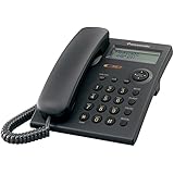 Panasonic KX-TSC11B Corded Phone with Caller ID, Black