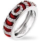 RED ENAMEL RING SIZES 5-10