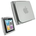 igadgitz Kristall Gel (TPU thermoplastisches Polyurethane) dauerhafte Schutzh�lle Tasche Etui Case H�lle Sleeve in Transparent Klar f�r Apple iPod Nano 6G 6. Gen Generation 8gb & 16gb + Display Schutzfolie