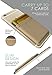 Silk Stick-on Phone Wallet - Sidecar Slim Expandable Credit Card Pocket - Fits iPhone and Android (Champagne Gold)