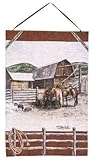 IMAGE OF Tapestry Throw Ranch Life Wall Hanging