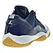 AJ men's Air Jordan XI Retro 11 Low OG Midnight Navy Blue Gum Brown 528895-405