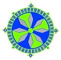 Chakra Vartta Wheel Auto Glass Sticker