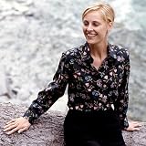 Moonlit Garden Silk Shirt