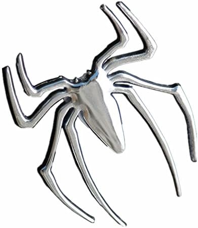 PUSH CART Personality Style Car Decal Metal 3D Sticker Motorcycle Spider Decor