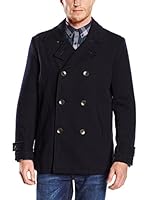 Pepe Jeans London Abrigo Lana Fontana (Azul Oscuro)