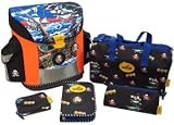 DerDieDas Fliegengewicht Ranzen-Set 5-tlg Captain Black