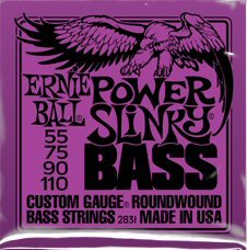 Ernie Ball 2831 Nickel Wound Power Slinky Bass String Set (55 - 110)
