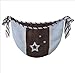 SISI Baby Boy Boutique - Blue Bear and Moon 13 PCS Crib Bedding