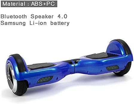 Jingmin Two Wheels Mini Smart Self Balancing Scooters Electric Drifting Board Personal Adult Transporter with LED Light (Blue)