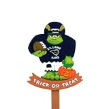 Pack of 2 NFL St. Louis Rams Frankenstein Halloween Wooden Lawn Stakes 30"