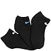 Nike Kids Swoosh Logo Low Cut Socks (3 Pairs) Black, 13-3 Shoe/ 6-7 Sock (Toddler/Kids)