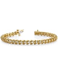 3.00 ctw Womens Diamond Bracelet 14k Gold