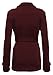 Women's Classic Style Long Sleeve Fleece Double Breasted Peacoat Belted Blazer