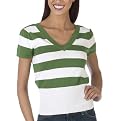 Juniors Mossimo Supply Co. V-Neck Sweater - Go Away Green/White