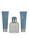 D&G Dolce & Gabbana LIGHT BLUE homme / man, Geschenkset (Eau de Toilette 75 ml, shower gel 50 ml, after shave balm 50 ml)