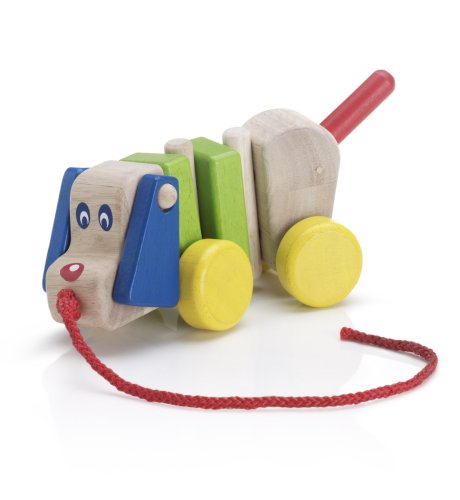 Wooden Pull-Along Dog