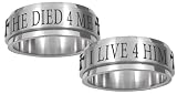 FG Spinner Ring - Live 4 Him