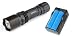 Tools & Hardware : D2 Super Bright Flashligt Cree P4 LED with Two pcs Li-Ion 18650 2200mAh Batteries and Compact Charger