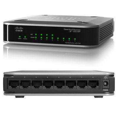 Cisco SD208P 8-port 10/100 Switch - PoE/QoS