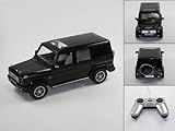 Rastar Mercedes G55 AMG Geländewagen schwarz ferngesteuert MIT LICHT RC Modellauto 1:24