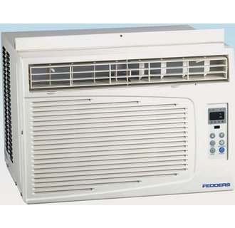 Fedders A6R08F2A Windows Air Conditioner - 8000 BTU Cooling - 340 Sq. Ft. Cooling Area - 4 Way Air Direction - 1.7 Dehumidifier Capacity - 115 Volts - Electronic Touch Control - Full-featured Remote Control - 24-hour on off Timer - Auto Cool Mode - 1 1 2 Degree Temperature Adjust - 3 Cooling and 3 Fan Speeds (A6R-08F2A A6R08-F2A A6R08F2 A6R08F A6R08) product image