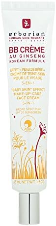 Erborian Bb Creme Au Ginseng 5-in-1 Make-up-care Face Cream Spf20 45ml New#16437