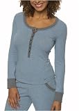 DKNY - DKNY Nouveau Stitch long sleeve pajama top