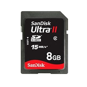 Sandisk 8Gb Ultra II SDHC Card