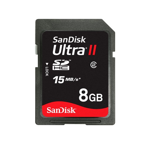 Sandisk 8Gb Ultra II SDHC Card