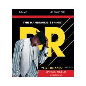 【クリックでお店のこの商品のページへ】DR ＂FAT BEAMS＂ Marcus Miller シグネチャー・シリーズ エレキベース弦 DR-MM45