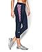 Under Armour Women's UA HeatGear Armour Print Inset Capris, Navy Seal/Harmony Red/Metallic Silver - Medium
