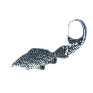 Pewter Carp Key ring
