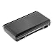 Bargaincell- Retail Packing High Quality Nintendo DS Lite Black Crystal Clear Case with Silicone Skin Cover With Bonus 2 stylus Pen