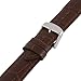 Hadley-Roma Men's 20mm Leather Watch Strap, Color:Brown (Model: MSM898RB-200)