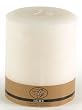 5"x6" Unscented Textured Pillar, Antique White