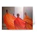 Four Monks on Temple Steps (oil on canvas) .. - Greeting Card (Pack of 2) - 7x5 inch - Art247 - Standard Size - Pack Of 2