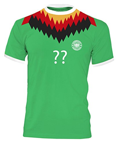 Luckja EM 2016 Deutschland Retro-Trikot von 1994 mit Wunschnummer und Wunschname Motiv 16