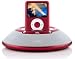 Electronics : JBL On Stage Micro Portable iPod Speaker and Docking Station (Red)