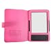 Navitech Pink Premium Book Style Leather Flip Carry Case For The Amazon Kindle Keyboard / 3G & Smooth Layered Anti-glare / Anti-scratch Screen Protector