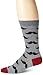 K.Bell Black Label Men's Mustache Crew Sock