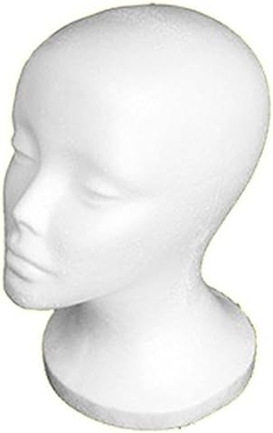 Styrofoam Mannequin Mannikin Head Wig Display Storage and Table Clamp Pivots